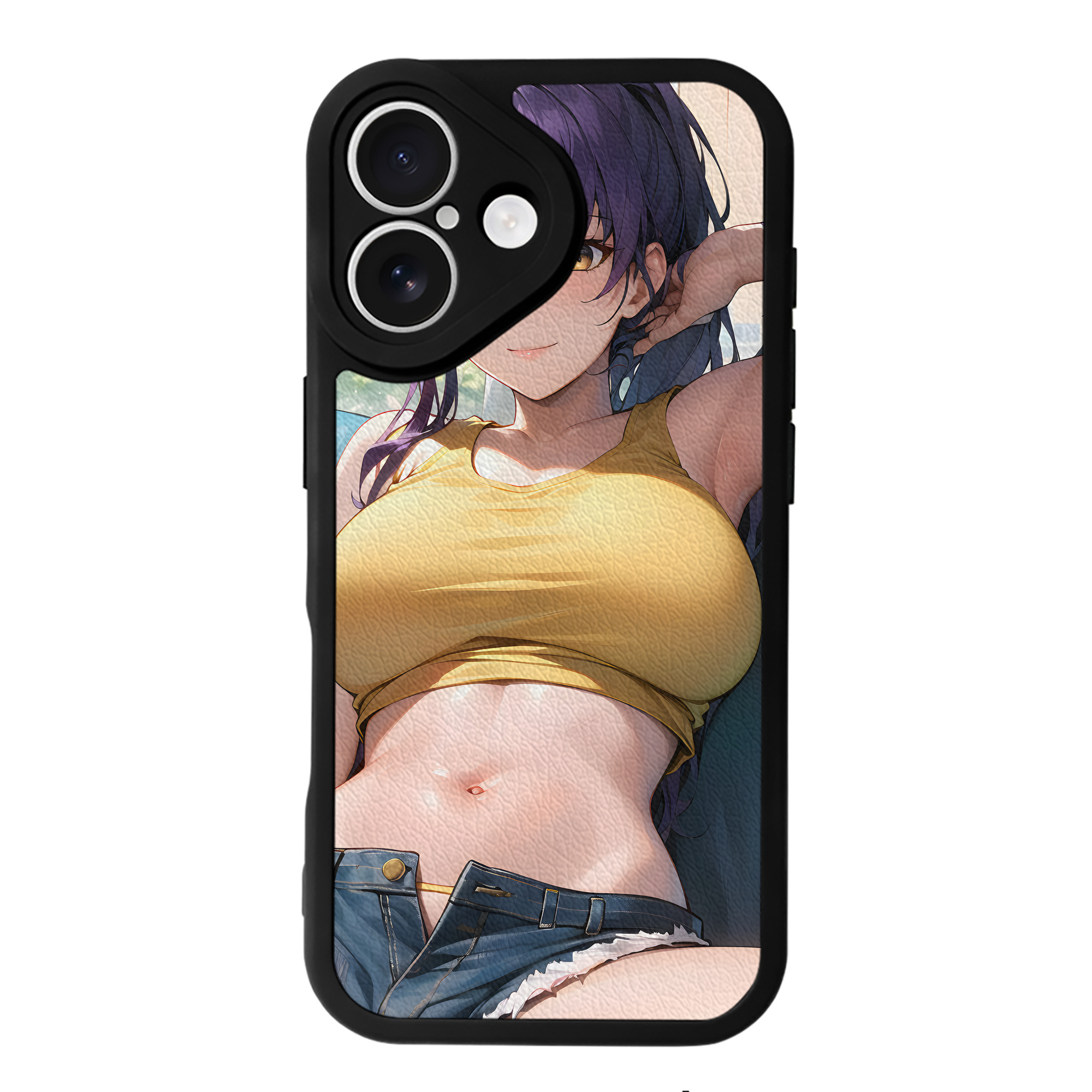 （画像用） EVA 新世紀エヴァンゲリオン 【iPhone 16シリーズ対応】シリコンスマホケース（レザー調） 材質：シリコン